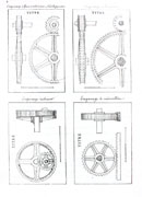 CHASLES, Instruction sur le dessin des machines : 2e année d'études, 1e division
 - © NUMIX-SABIX